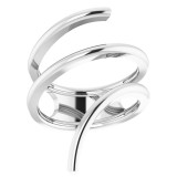 14K White Freeform Ring - 65211960001P photo 3