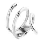 14K White Freeform Ring - 65211960001P photo