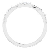 14K White 1/8 CTW Diamond Anniversary Band - 124069600P photo 2