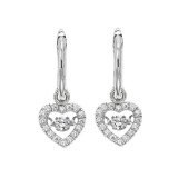 Gems One 10KT White Gold & Diamond Rhythm Of Love Fashion Earrings  - 1/5 ctw - ROL1022-1WCBK photo