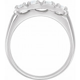 Platinum 5/8 CTW Diamond Four-Stone Anniversary Band - 60279207084P photo 2