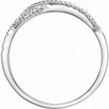 14K White 1/10 CTW Diamond Infinity-Inspired Ring - 65244860001P photo 2