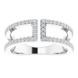 14K White 1/3 CTW Diamond Ring - 65215060001P photo 3