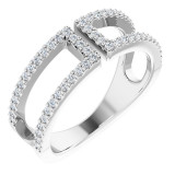 14K White 1/3 CTW Diamond Ring - 65215060001P photo