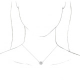 Platinum 1/2 CTW Diamond Vintage-Inspired 18 Necklace - 86948613P photo 3
