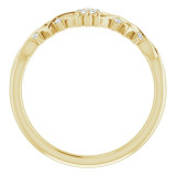 14K Yellow .06 CTW Diamond Vintage-Inspired Ring - 124068601P photo 2