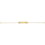 14K Yellow Pierced Cross Bar 6 1/2-7 1/2 Bracelet - BRC7671001P photo 2