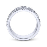 Gabriel & Co. 14k White Gold Contemporary Diamond Ring - AN6003W44JJ photo 2
