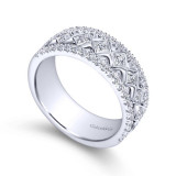 Gabriel & Co. 14k White Gold Contemporary Diamond Ring - AN6003W44JJ photo 3