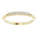 14K Yellow 1/10 CTW Diamond Anniversary Band - 1239746005P photo 3