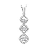 Gems One 14KT White Gold & Diamond Rhythm Of Love Neckwear Pendant  - 1/2 ctw - ROL1063-4WC photo