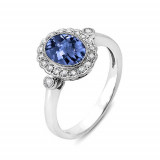 Stanton Color 14k Gold Tanzanite Ring photo