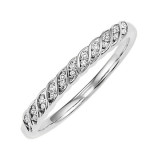 Gems One 10Kt White Gold Diamond (1/20 Ctw) Ring - FR1447-1WD photo