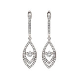 Gems One 14KT White Gold & Diamond Rhythm Of Love Fashion Earrings  - 1/2 ctw - ROL2005-4WC photo