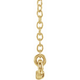 14K Yellow .07 CTW Petite Diamond Bar 16-18 Necklace - 65201760000P photo 2