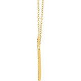 14K Yellow 1/6 CTW Diamond V 16-18 Necklace - 65214760000P photo 2