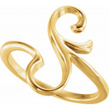 14K Yellow Freeform Ring - 51522102P photo 3