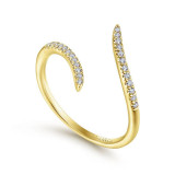 Gabriel & Co. 14k Yellow Gold Kaslique Diamond Ring - LR51052Y45JJ photo 3