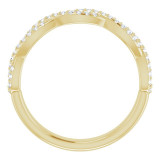 14K Yellow 1/5 CTW Diamond Anniversary Band - 123104601P photo 2