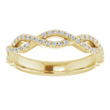 14K Yellow 1/5 CTW Diamond Anniversary Band - 123104601P photo 3