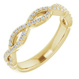 14K Yellow 1/5 CTW Diamond Anniversary Band - 123104601P photo