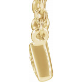 14K Yellow .05 CTW Diamond Bar 18 Necklace - 65349960001P photo 2