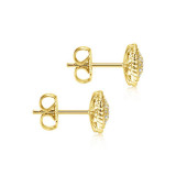 Gabriel & Co. 14k Yellow Gold Hampton Diamond Stud Earrings - EG11556Y45JJ photo 3