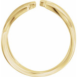 14K Yellow Negative Space Ring - 51690102P photo 2