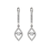 Gems One 14KT White Gold & Diamond Rhythm Of Love Fashion Earrings  - 1/2 ctw - ROL2007-4WC photo