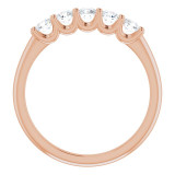 14K Rose 1/2 CTW Diamond Anniversary Band - 1233896014P photo 2
