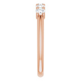 14K Rose 1/2 CTW Diamond Anniversary Band - 1233896014P photo 4