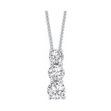 Gems One Silver Diamond (1/4Ctw) Pendant - PD10311-SSF photo