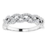 14K White 1/3 CTW Diamond Anniversary Band - 123365600P photo 3