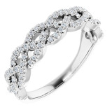 14K White 1/3 CTW Diamond Anniversary Band - 123365600P photo