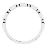 14K White 1/4 CTW Diamond Anniversary Band - 1236356065P photo 2