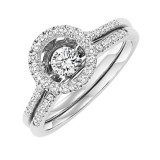 Gems One 14KT White Gold & Diamond Rhythm Of Love Fashion Ring  - 1/2 ctw - ROL1186-4WC photo