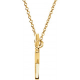14K Yellow Star 16 Necklace - 85877100P photo 2