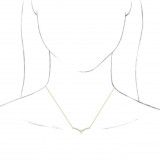 14K Yellow 1/3 CTW Diamond 18 V Necklace - 86943616P photo 3