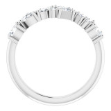 14K White 7/8 CTW Diamond Anniversary Band - 124090600P photo 2