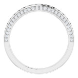 14K White 3/4 CTW Diamond Anniversary Band - 123940600P photo 2