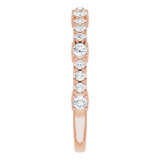 14K Rose 1/2 CTW Diamond Anniversary Band - 123802602P photo 4