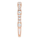 14K Rose 1/2 CTW Diamond Anniversary Band - 123802602P photo 4