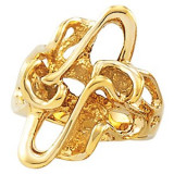 14K Yellow Nugget Ring - 532419779P photo