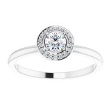 14K White 1/3 CTW Diamond Ring - 12274360000P photo 3