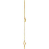 14K Yellow 1/10 CTW Diamond Circle Y 16-18 Necklace - 65231060000P photo 2