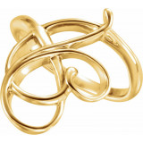 14K Yellow Freeform Ring - 51525102P photo 3