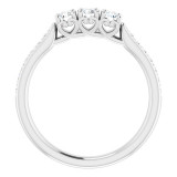 14K White 1/3 CTW Diamond Anniversary Band - 123332700P photo 2