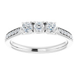 14K White 1/3 CTW Diamond Anniversary Band - 123332700P photo 3