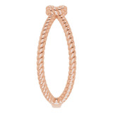 14K Rose Rope Knot Ring - 51641103P photo 4