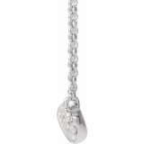 14K White 1/6 CTW Diamond Infinity-Inspired 15-17 Necklace - 65346760000P photo 2